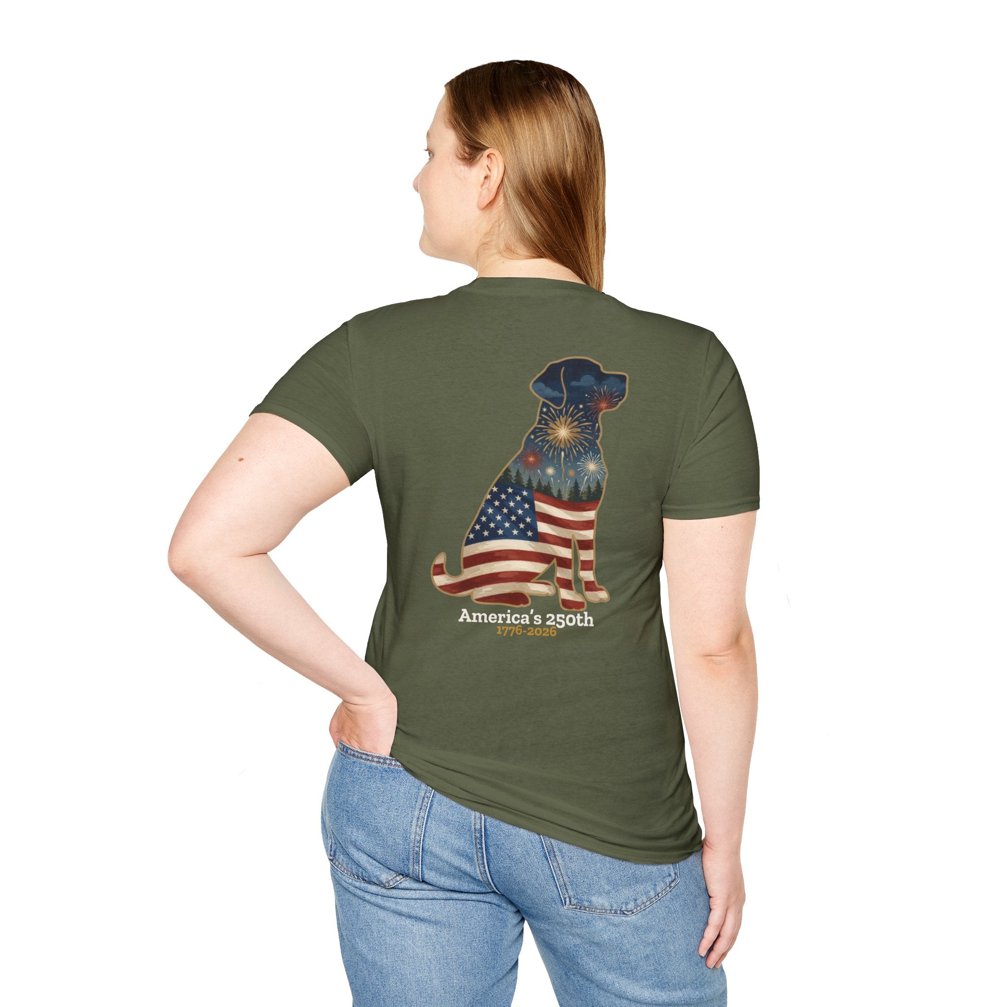 Labrador Retriever - America's 250th | Back Print