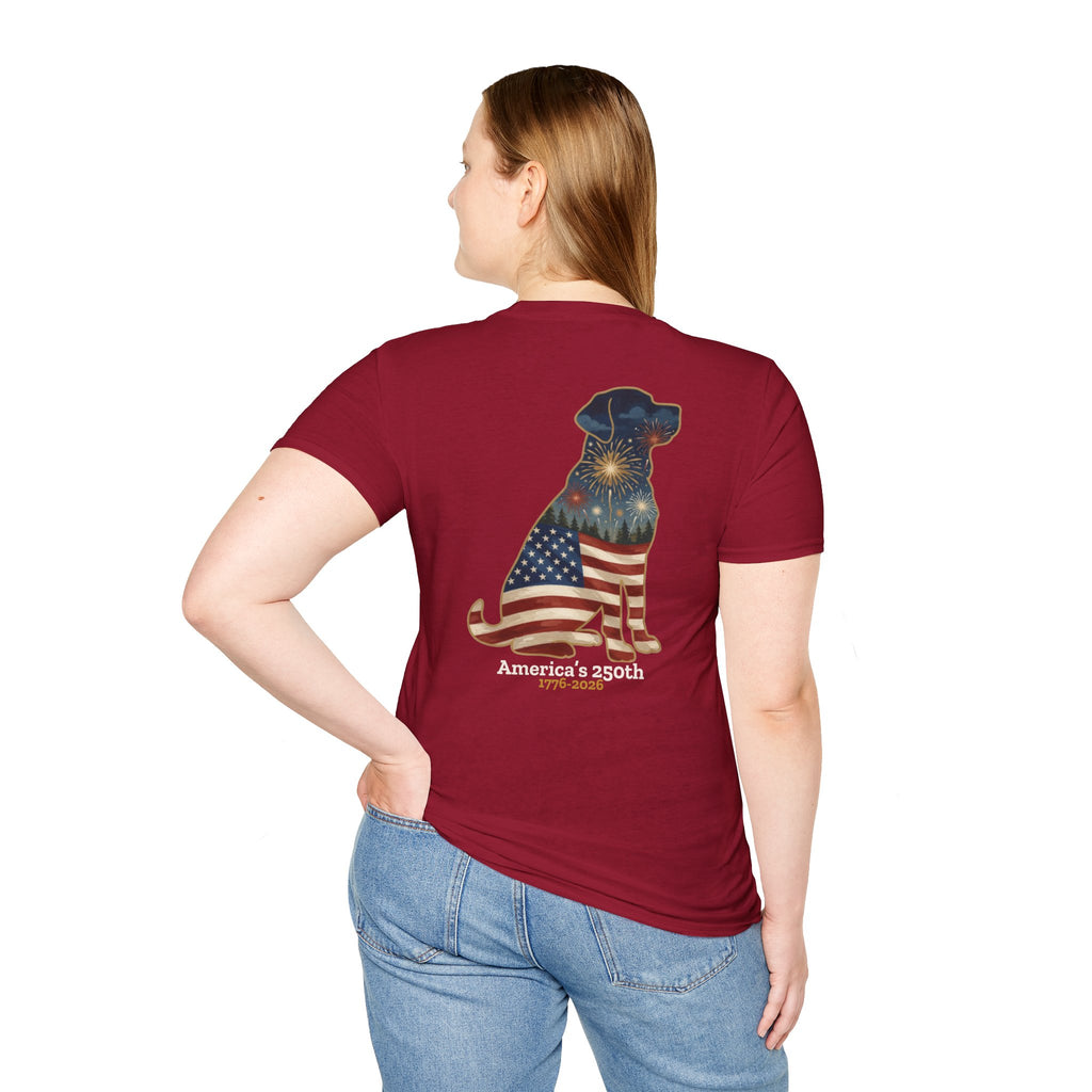 Labrador Retriever - America's 250th | Back Print