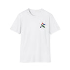 Labrador Retriever-Go USA! Soccer T-Shirt | Chest + Back