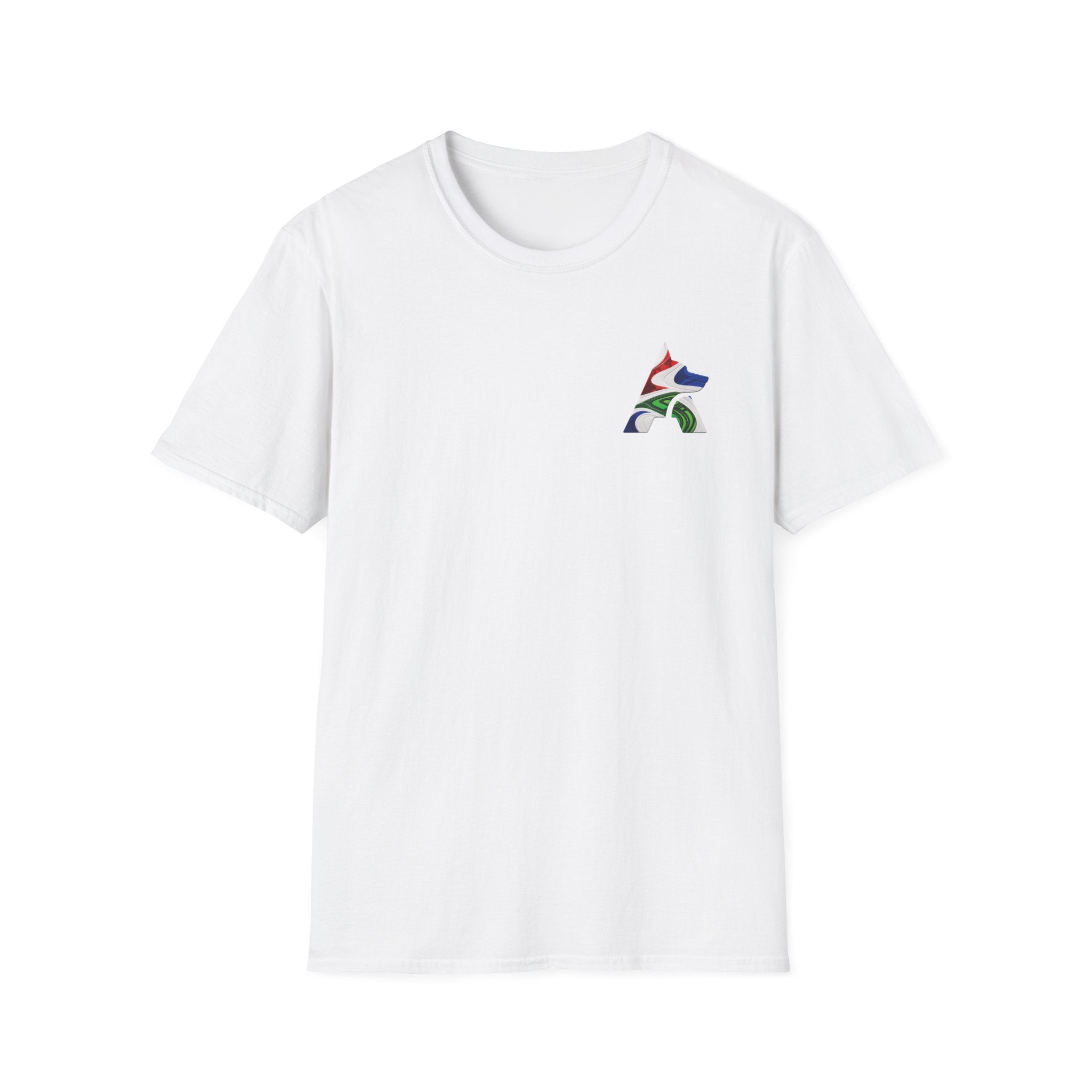Labrador Retriever-Go USA! Soccer T-Shirt | Chest + Back
