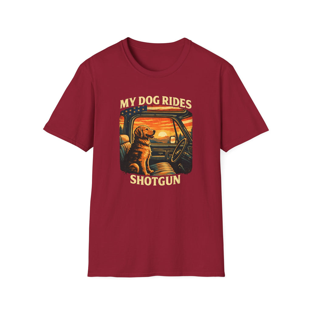 My Dog Rides Shotgun T-Shirt