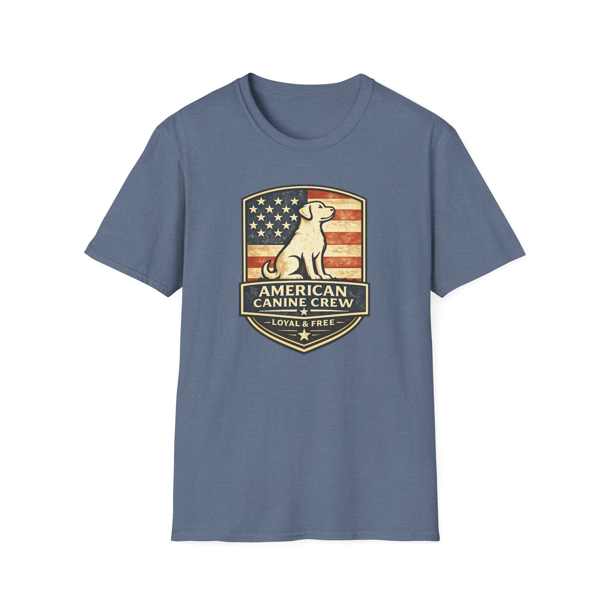 American Canine Crew Proud Flag T-Shirt