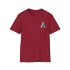 Labrador Retriever-Go USA! Soccer T-Shirt | Chest + Back