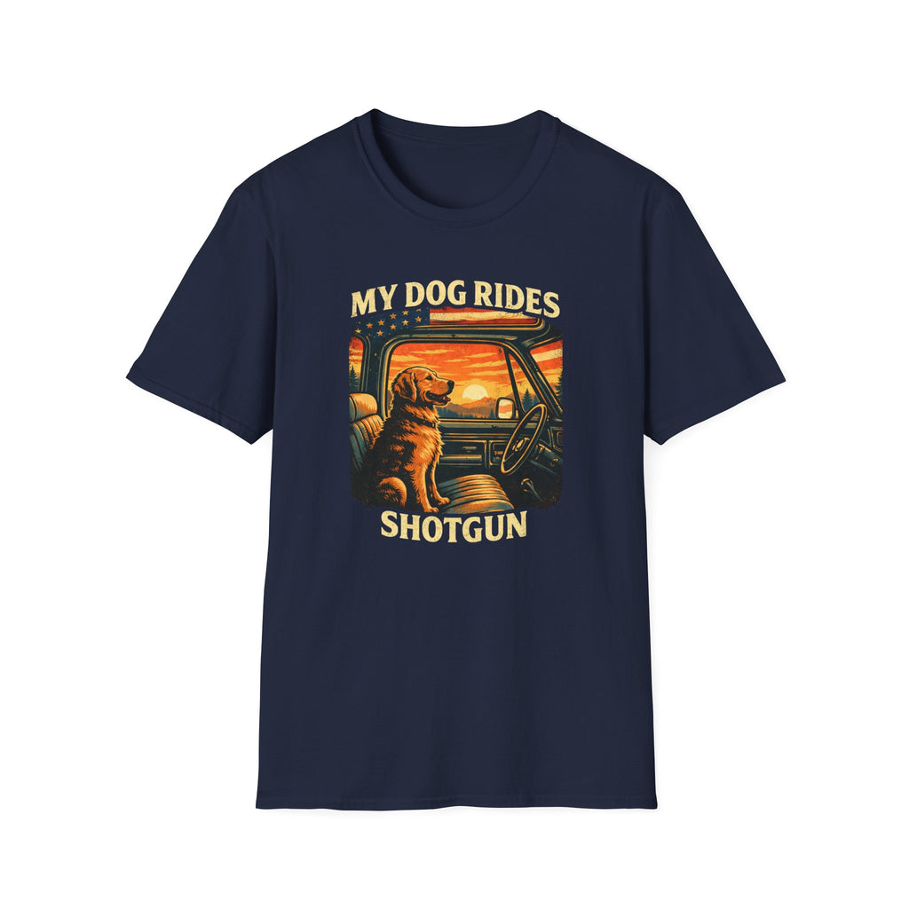 My Dog Rides Shotgun T-Shirt