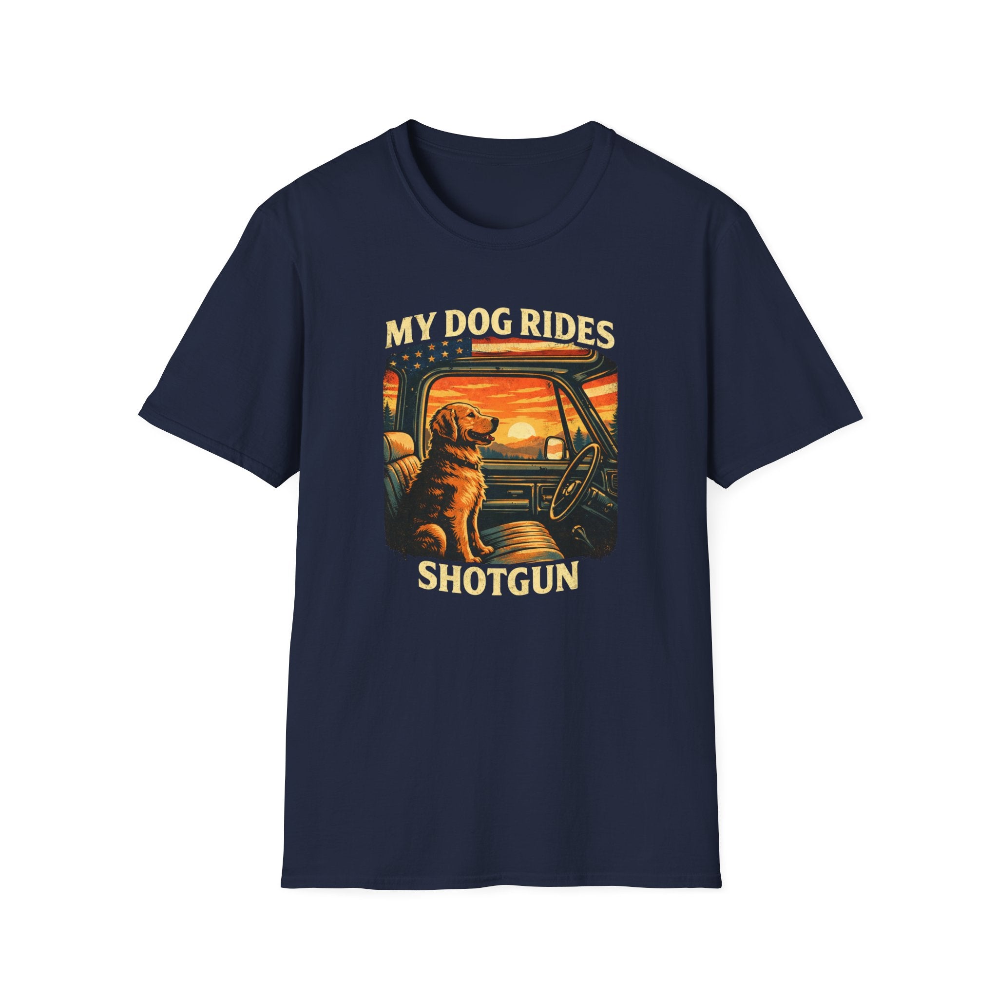 My Dog Rides Shotgun T-Shirt