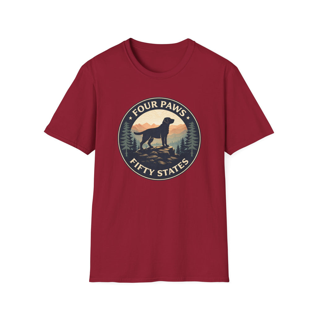 Four Paws Fifty States T-Shirt