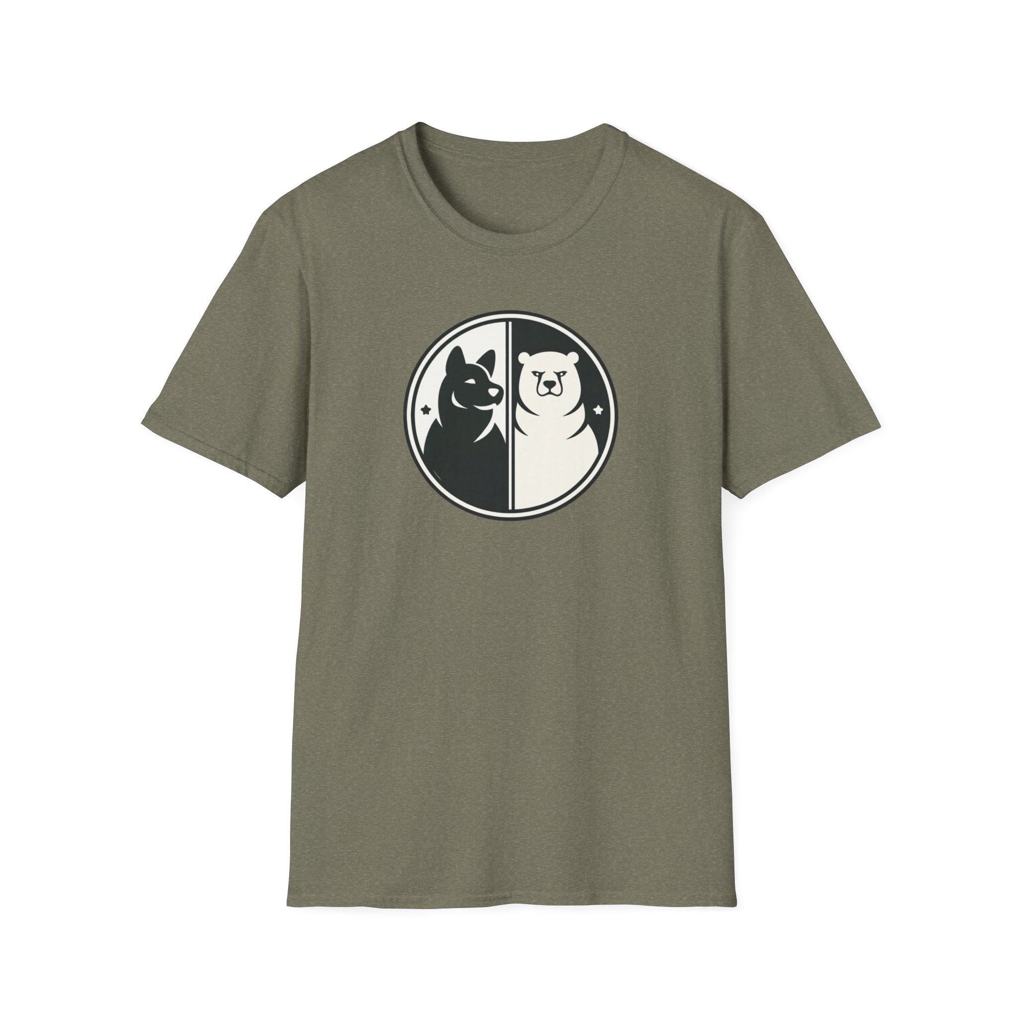 B/W Bear Dog T-Shirt