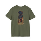 Labrador Retriever -Face of Freedom T-Shirt | Back Print