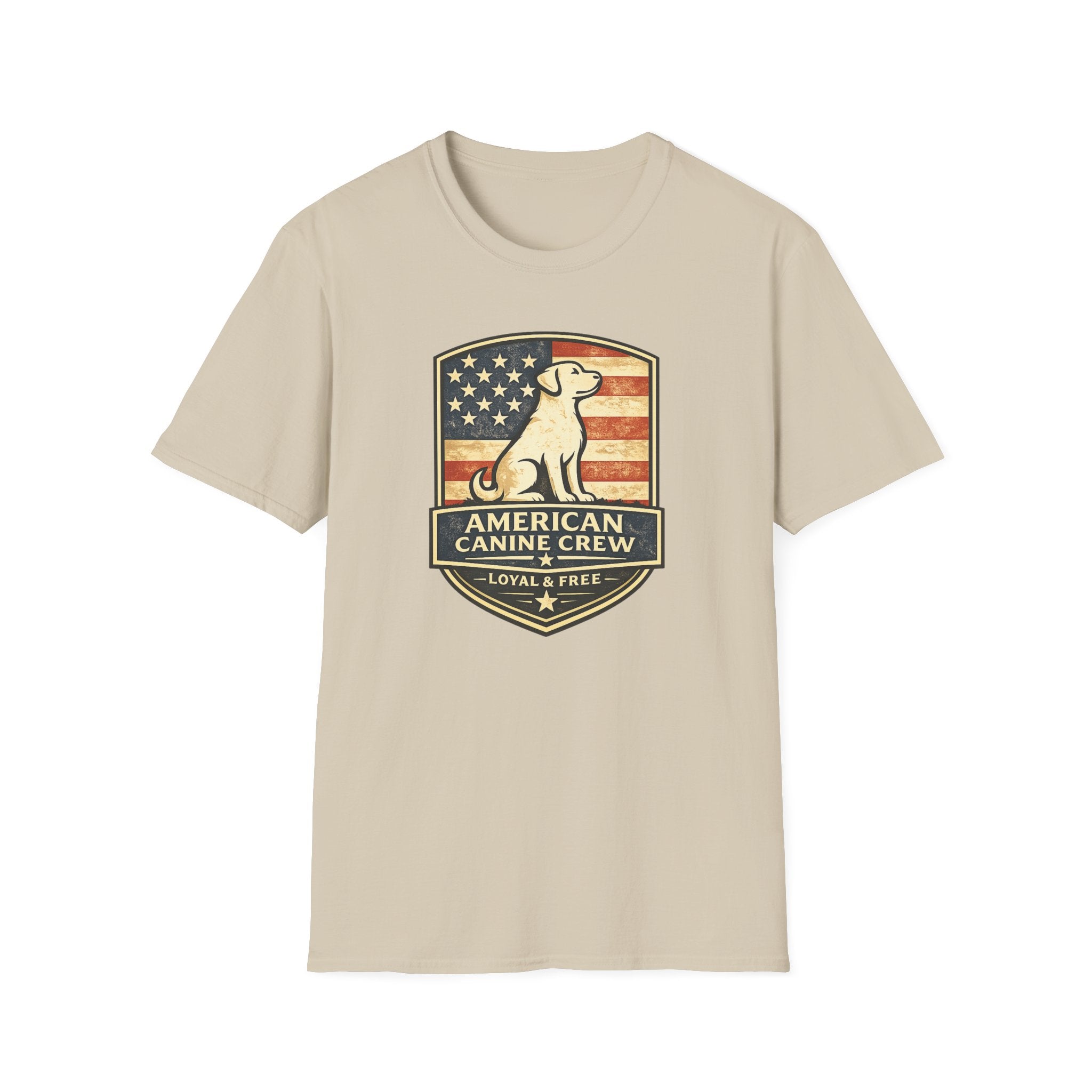 American Canine Crew Proud Flag T-Shirt
