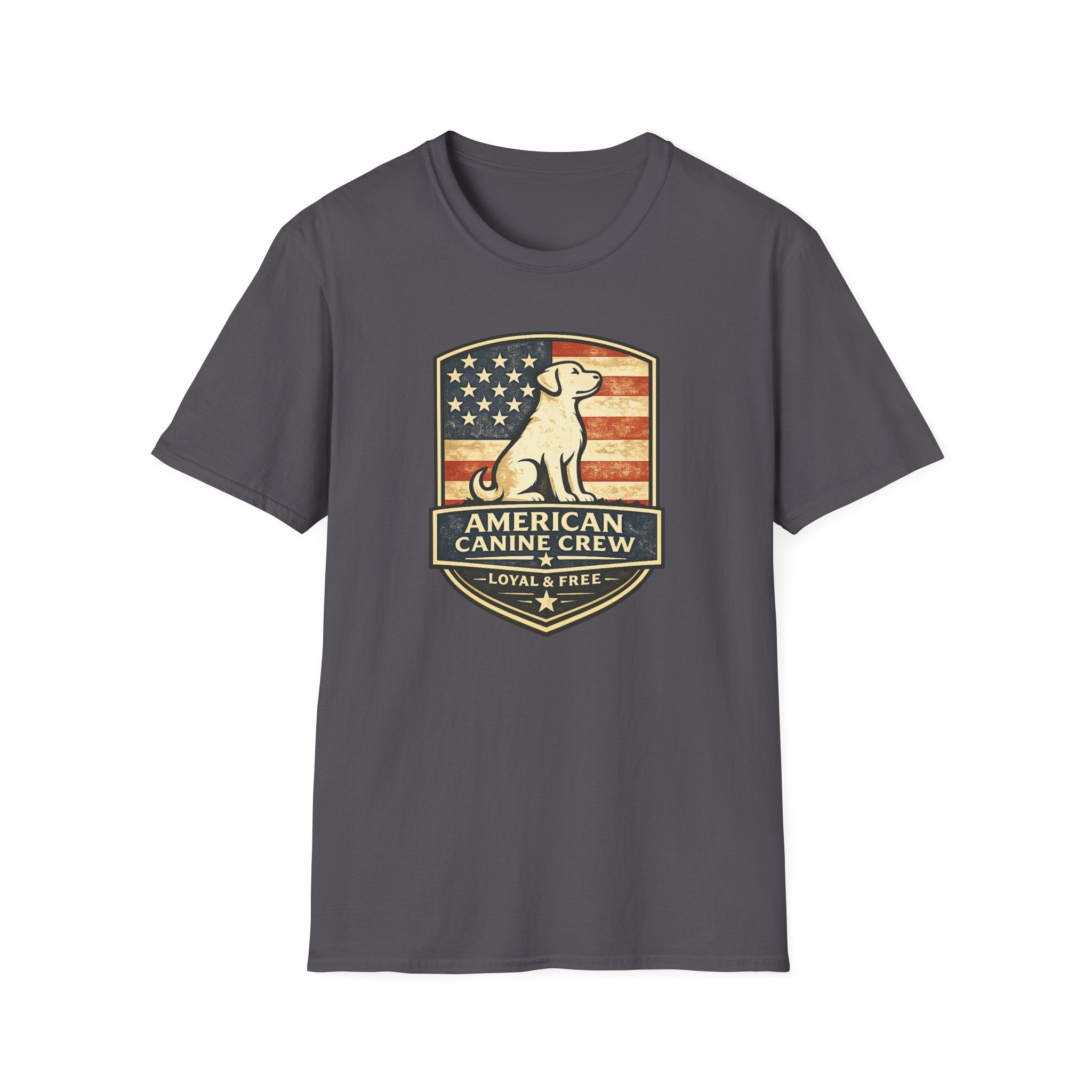 American Canine Crew Proud Flag T-Shirt
