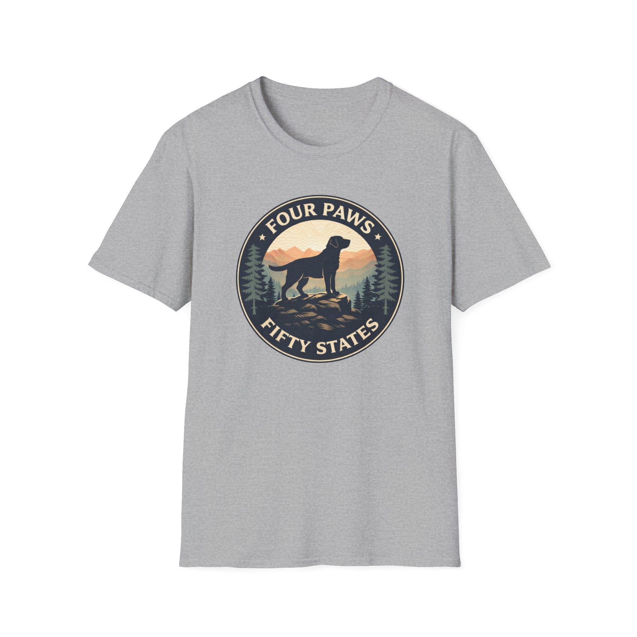 Four Paws Fifty States T-Shirt