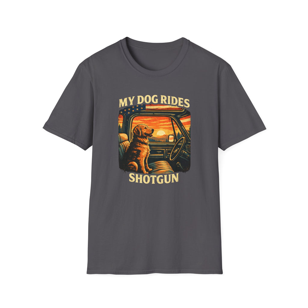 My Dog Rides Shotgun T-Shirt