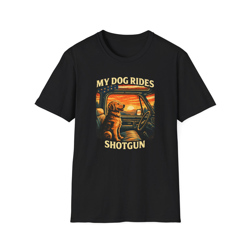 My Dog Rides Shotgun T-Shirt