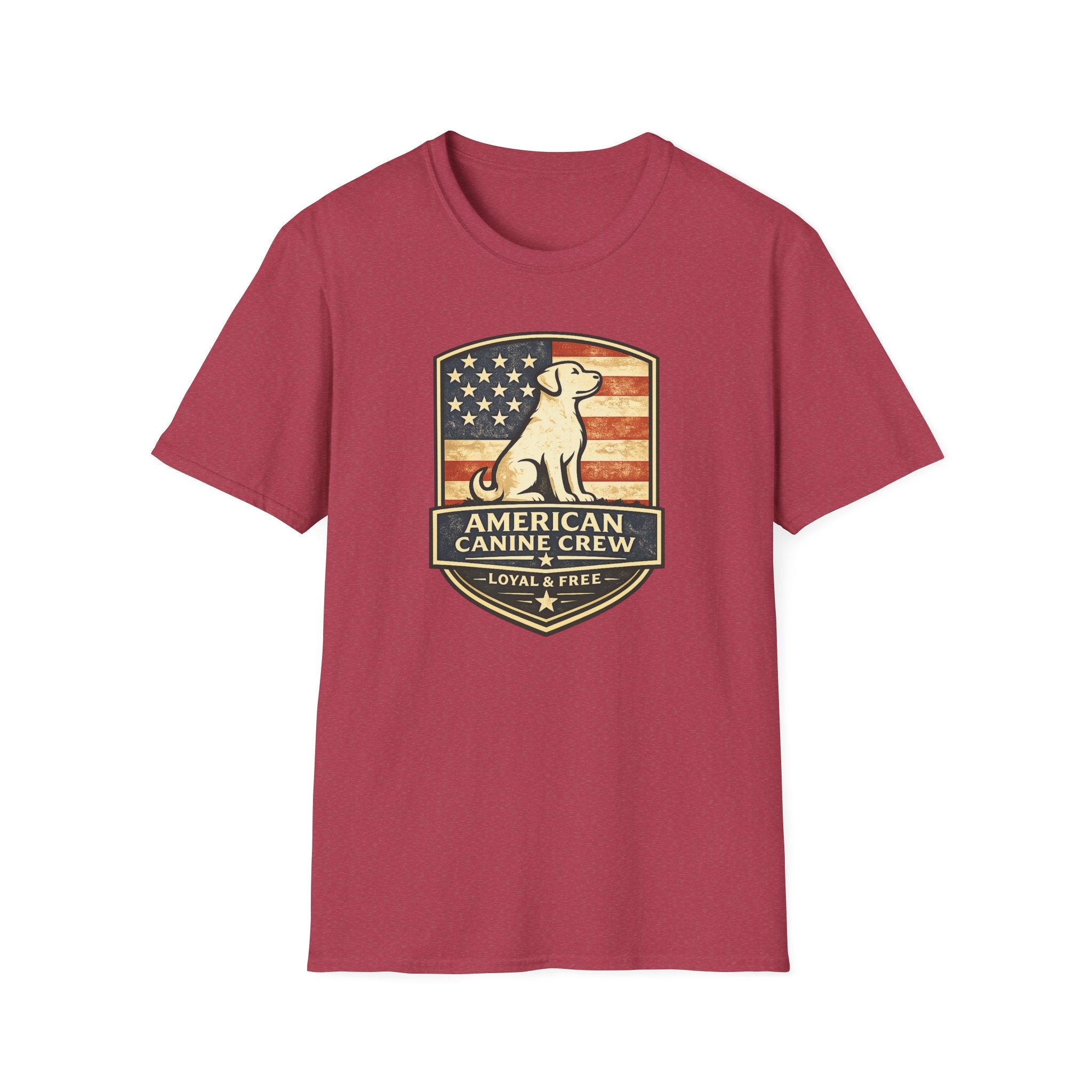 American Canine Crew Proud Flag T-Shirt