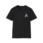 Labrador Retriever-Go USA! Soccer T-Shirt | Chest + Back