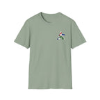 Labrador Retriever-Go USA! Soccer T-Shirt | Chest + Back