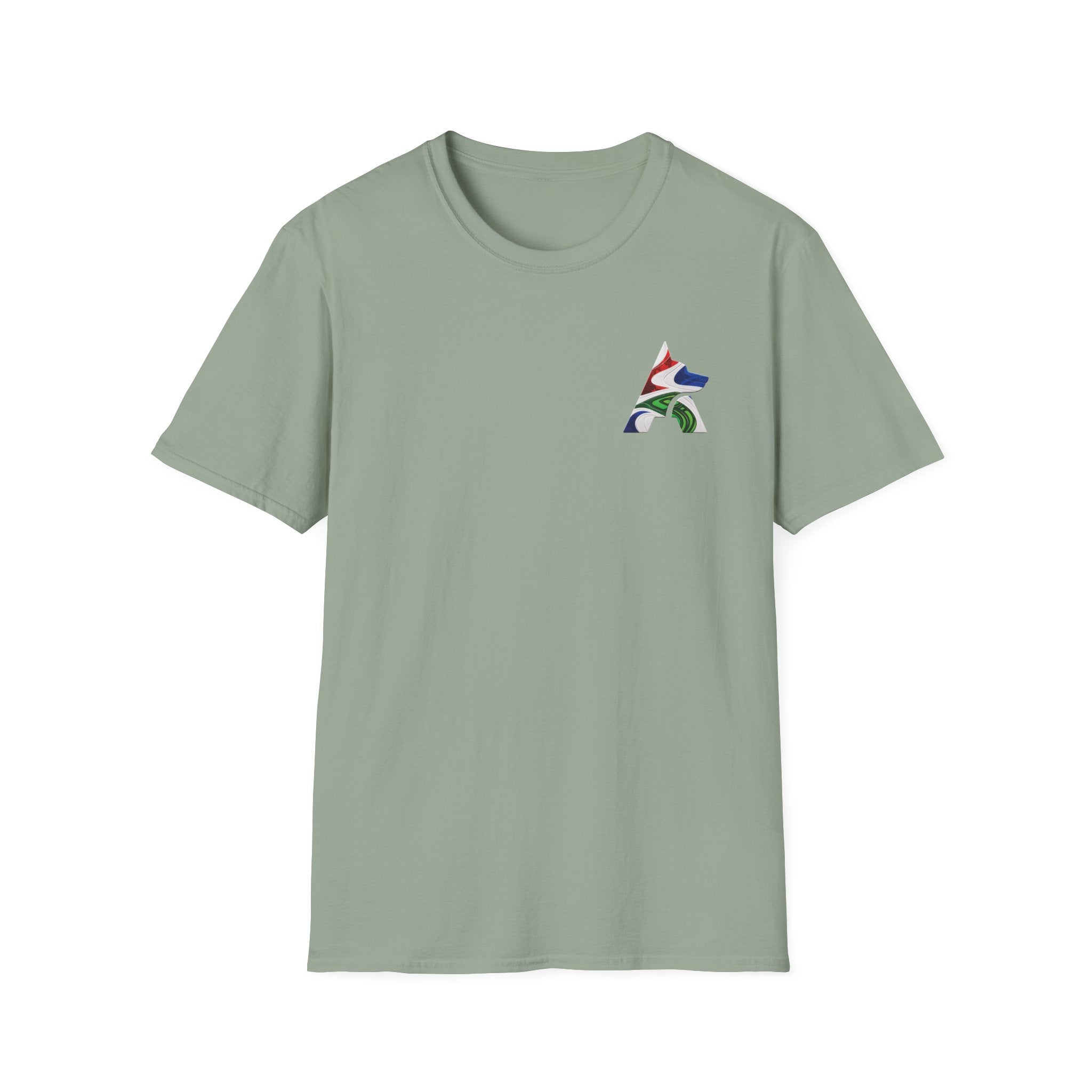 Labrador Retriever-Go USA! Soccer T-Shirt | Chest + Back