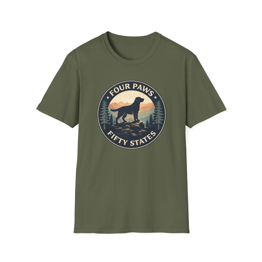 Four Paws Fifty States T-Shirt