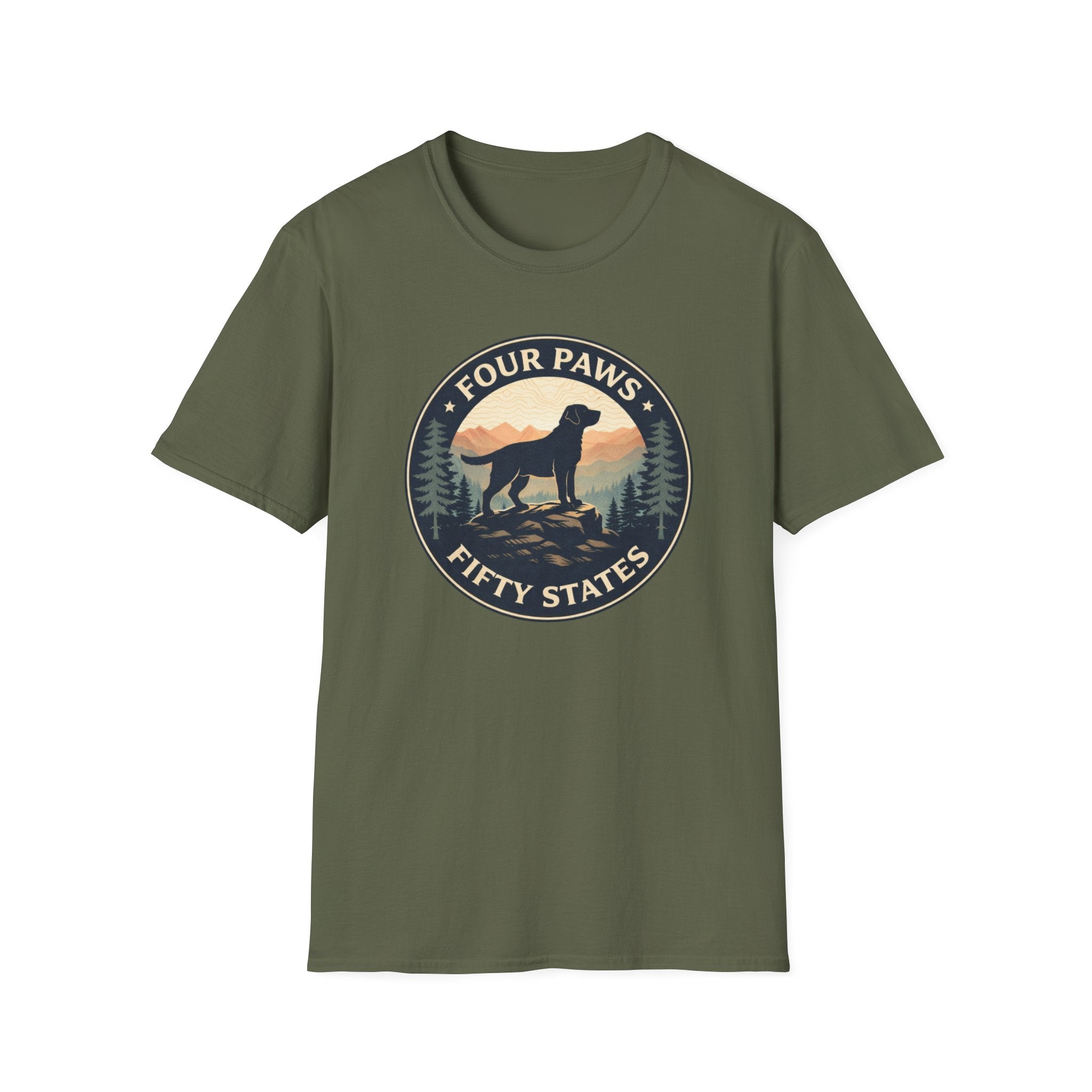 Four Paws Fifty States T-Shirt