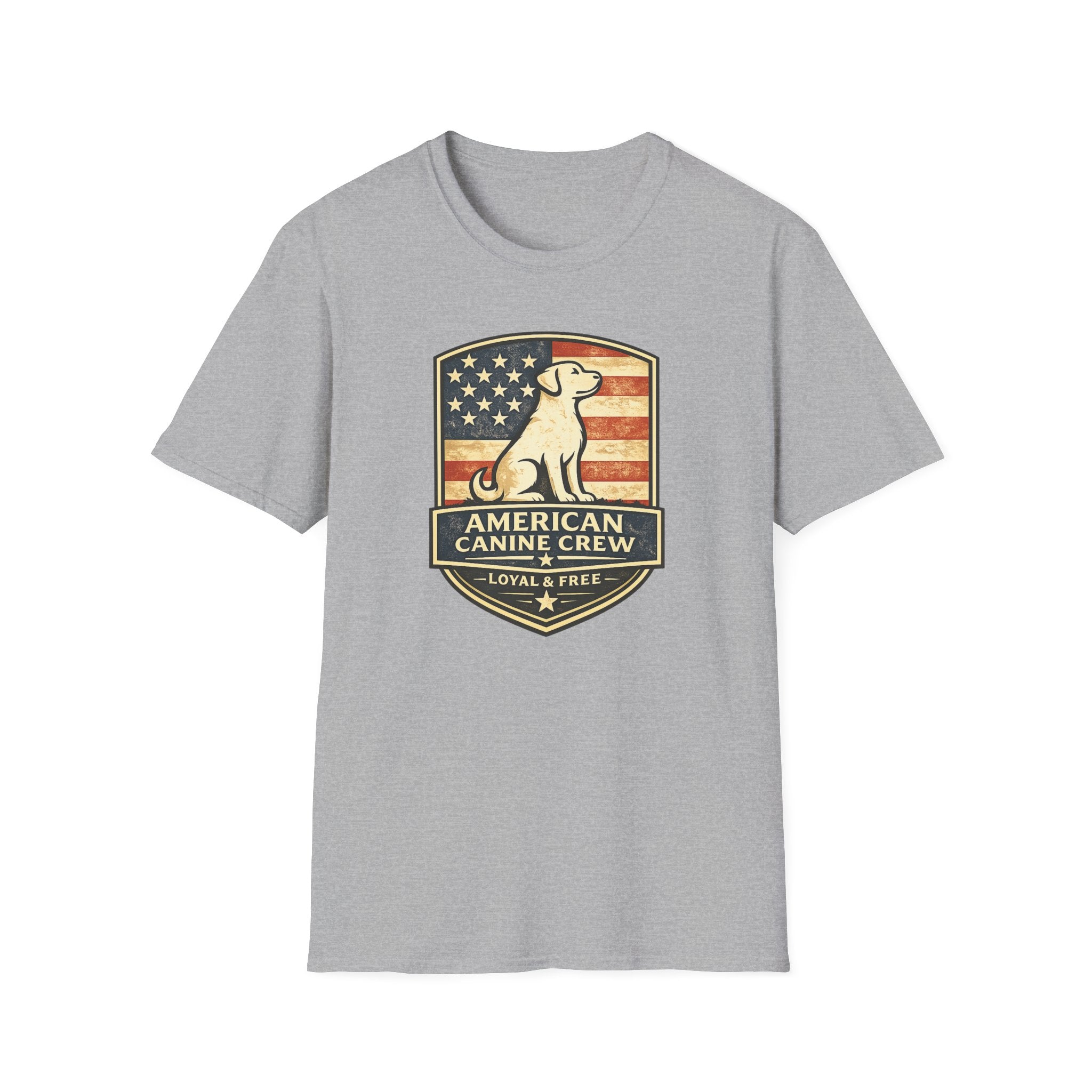 American Canine Crew Proud Flag T-Shirt