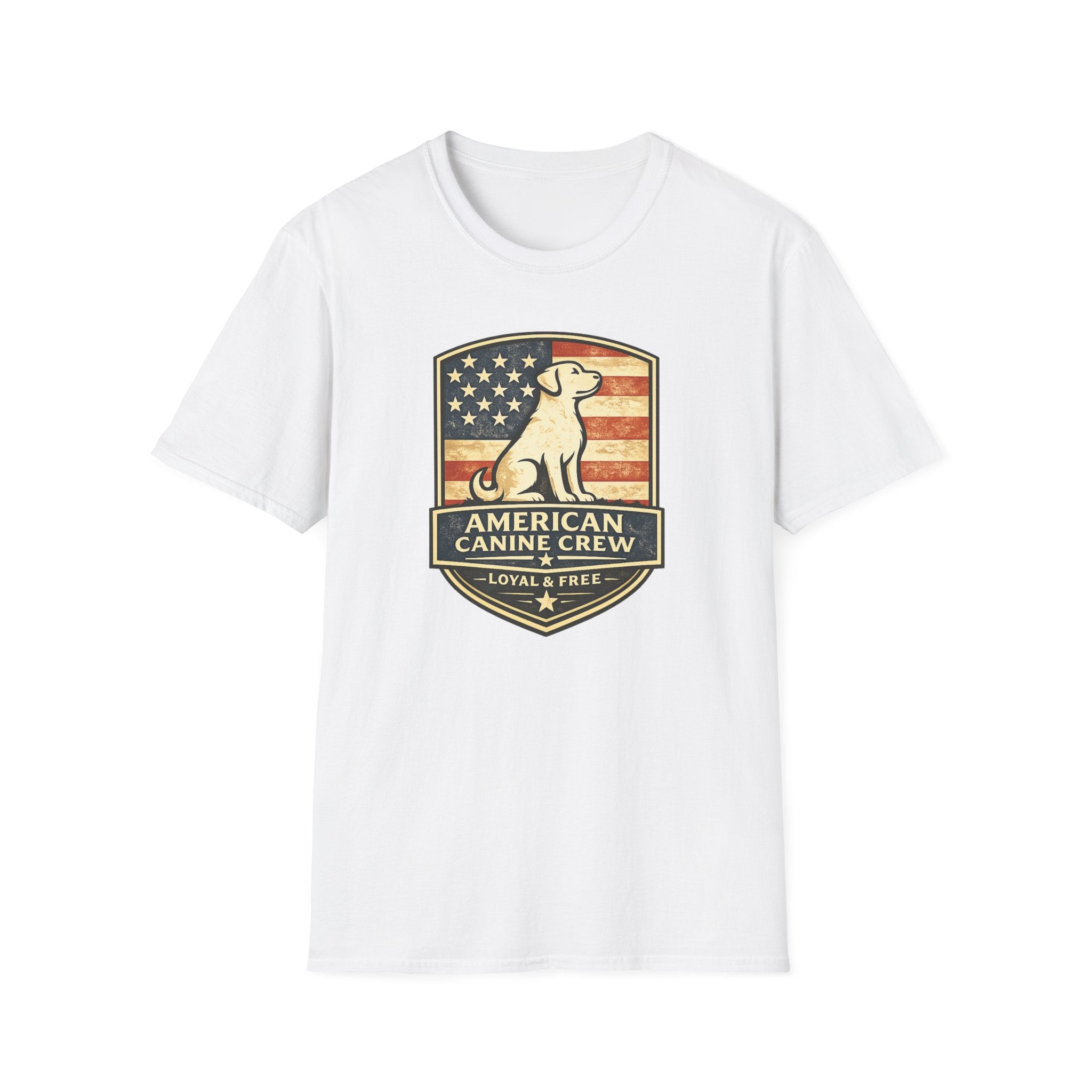 American Canine Crew Proud Flag T-Shirt