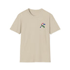 Labrador Retriever-Go USA! Soccer T-Shirt | Chest + Back