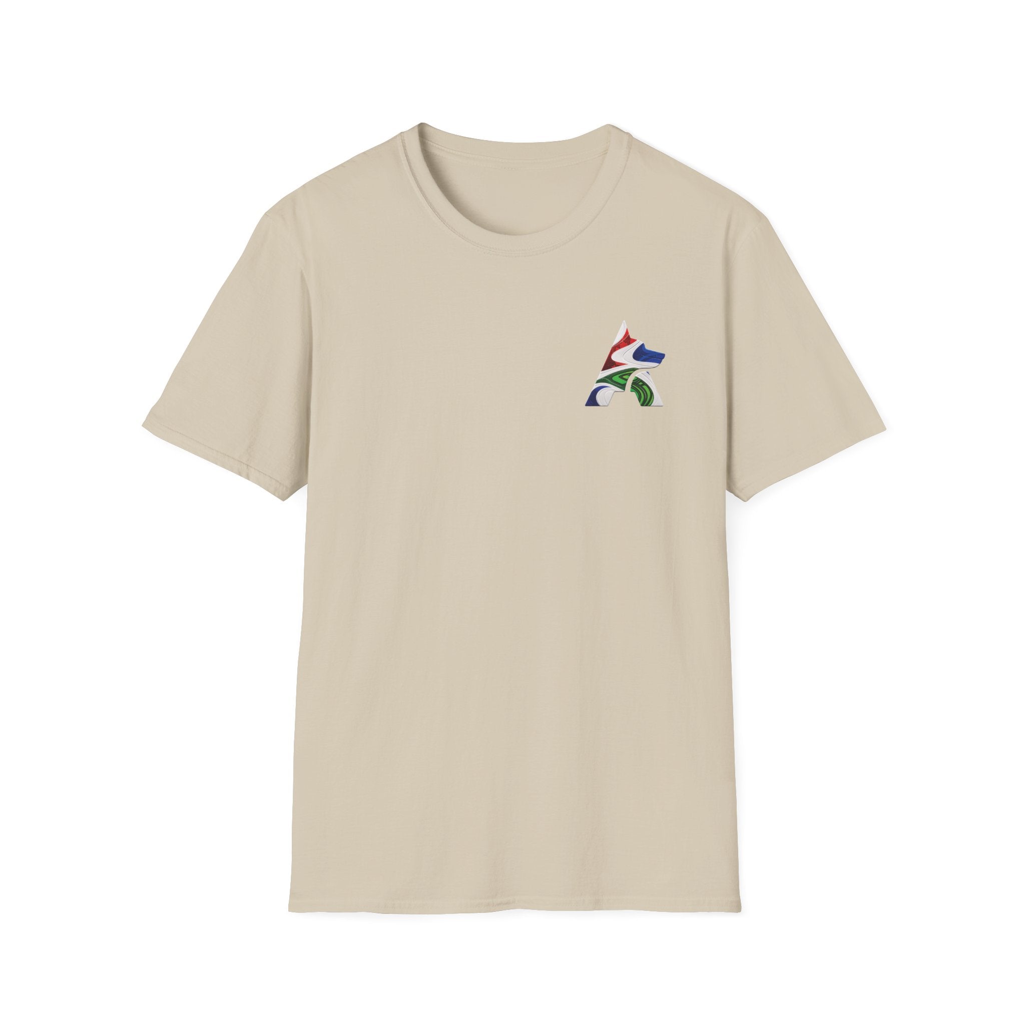Labrador Retriever-Go USA! Soccer T-Shirt | Chest + Back